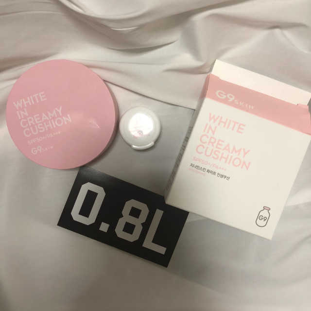 G9SKIN 화이트 크림 쿠션 있음 리뷰 사진
