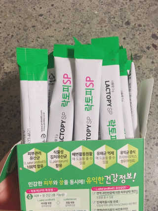 유산균하우스 [프로바이오닉]락토피SP 스틱 — 4점을 준 리뷰어가 2019년 3월 올린 사용 사진