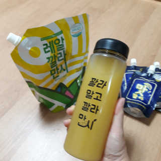 [바로푸드] 레알깔라만시1팩 + 맛깔라5팩 + 보틀1병 — 5점을 준 리뷰어가 2019년 7월 올린 사용 사진