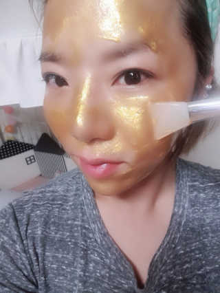 프레뉴 매직 24K골드, 로즈골드 필오프팩 세트 — 3점을 준 리뷰어가 2019년 5월 올린 사용 사진