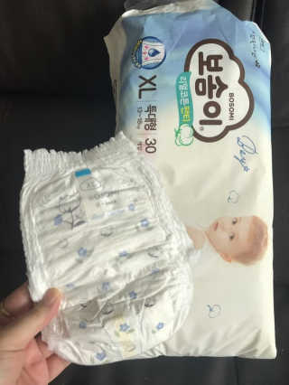 보솜이 리얼코튼 팬티형 — 5점을 준 리뷰어가 2019년 3월 올린 사용 사진