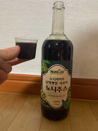 장수농가 남태평양 사모아 노니 원액 1L or 200mlx10팩 중 택 1 — 5점을 준 리뷰어가 2019년 1월 올린 사용 사진
