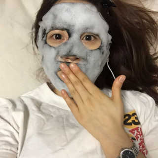 마케리마케 안티더스트 버블 클렌징 마스크 — 3점을 준 리뷰어가 2017년 4월 올린 사용 사진