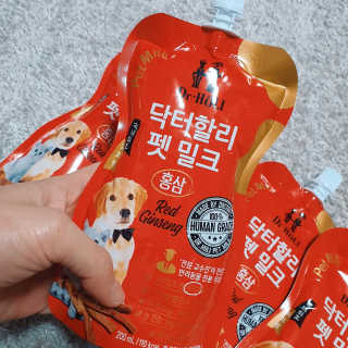 닥터할리펫밀크 8종 — 5점을 준 리뷰어가 2020년 2월 올린 사용 사진