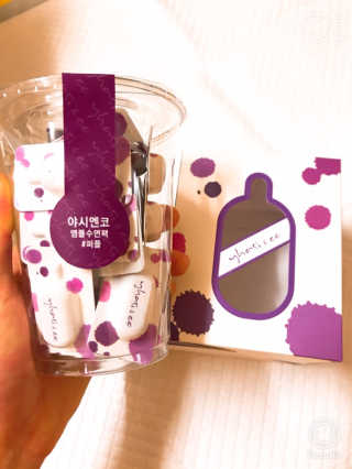 야시엔코 앰플수면팩 퍼플 — 5점을 준 리뷰어가 2019년 2월 올린 사용 사진