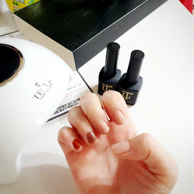떼젤 올인원 셀프UV젤네일 세트1, 세트2 리뷰 사진