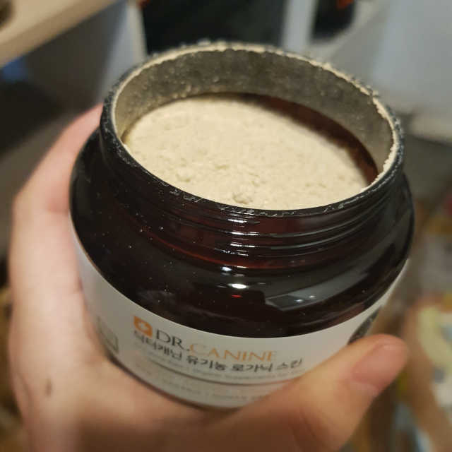 닥터캐닌 유기농 강아지 영양제 리뷰 사진