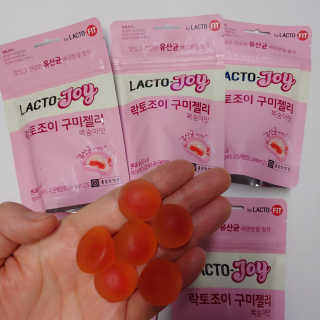 락토조이 구미젤리 복숭아맛 — 5점을 준 리뷰어가 2019년 6월 올린 사용 사진