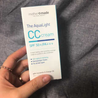 마더메이드 더 아쿠아라이트 CC크림 SPF50+ PA+++ — 3점을 준 리뷰어가 2019년 4월 올린 사용 사진