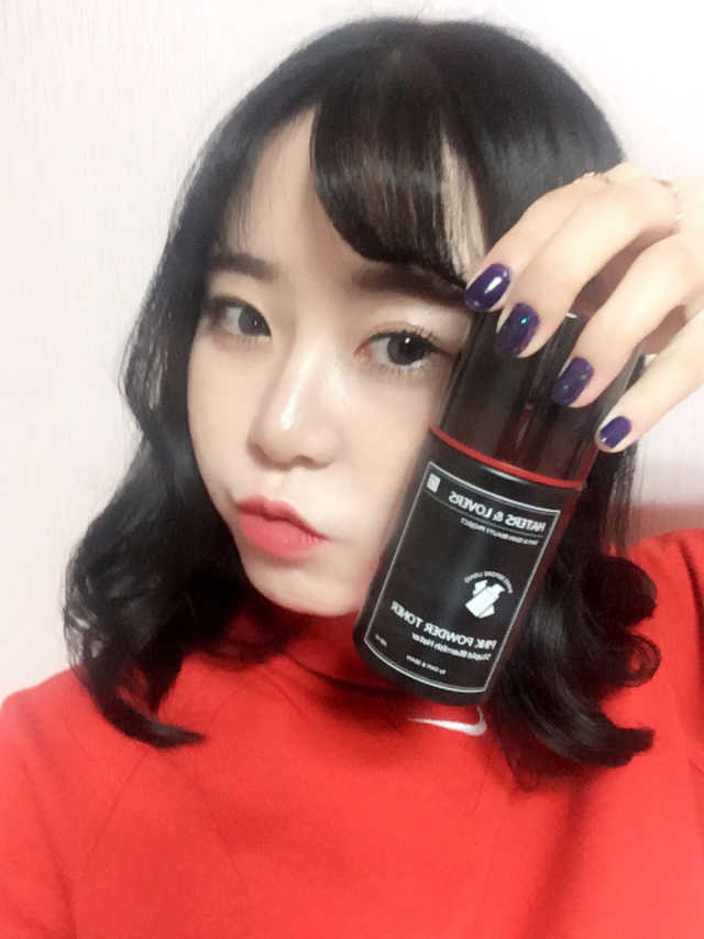 샘앤션 헤이터스 핑크 파우더 토너 리뷰 사진