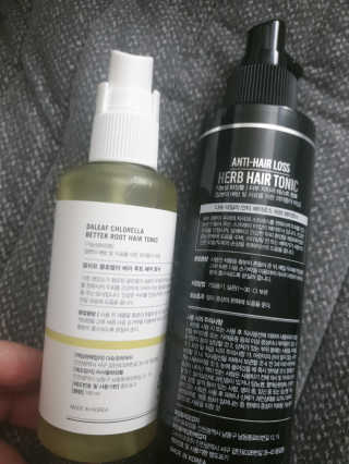다슈코리아 다슈 데일리 안티 헤어로스 허브 헤어토닉 150ml — 5점을 준 리뷰어가 2019년 12월 올린 사용 사진