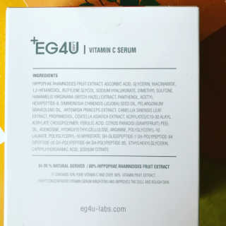 eg4u 이지포유 비타민 C 세럼 — 3.83점을 준 리뷰어가 2018년 9월 올린 사용 사진