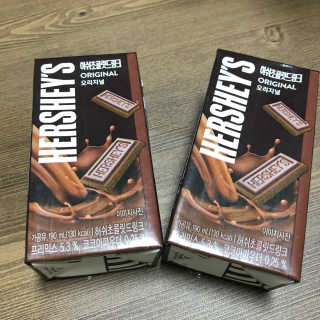 허쉬초콜릿 드링크 허쉬 초콜릿 드링크 선물세트 — 5점을 준 리뷰어가 2019년 11월 올린 사용 사진