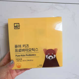 네츄럴굿띵스 퓨어 키즈 프로바이오틱스 60포 — 5점을 준 리뷰어가 2020년 3월 올린 사용 사진