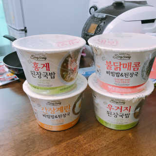 신송식품 신송 새반컵밥 4종 — 3.67점을 준 리뷰어가 2018년 7월 올린 사용 사진