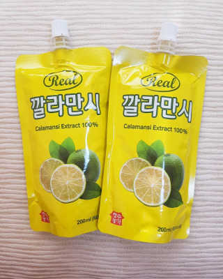 장수농가 리얼깔라만시 — 5점을 준 리뷰어가 2018년 4월 올린 사용 사진