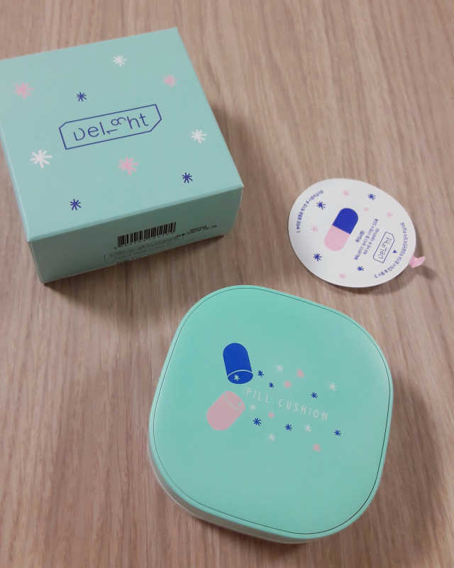 알약쿠션 리뷰 사진