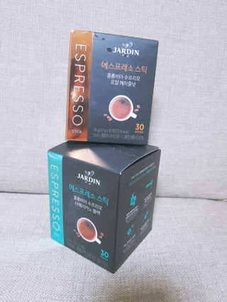 (주)쟈뎅 쟈뎅 에스프레소 스틱 [블랙+헤이즐넛 set] — 5점을 준 리뷰어가 2020년 2월 올린 사용 사진