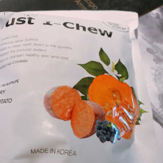 [펫토리아] 한입뚝딱 혼합 덴탈츄 Just 1-Chew — 4점을 준 리뷰어가 2020년 2월 올린 사용 사진