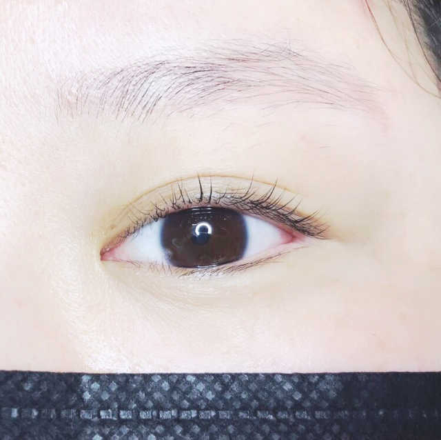 [더나인 청주점] 속눈썹펌 시술권 리뷰 사진