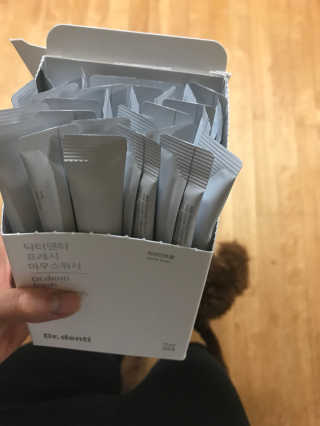 Dr.denti 닥터덴티 프레시 마우스워시 (30ea) — 5점을 준 리뷰어가 2017년 10월 올린 사용 사진
