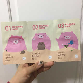 미팩토리 3단 돼지코팩 3매입 X 2 — 5점을 준 리뷰어가 2018년 2월 올린 사용 사진