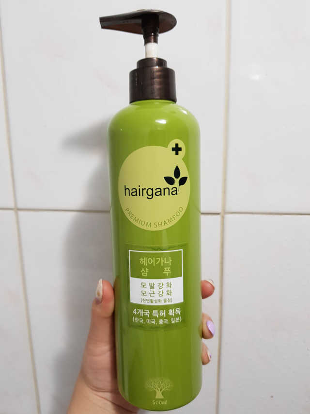 헤어가나 프리미엄 탈모샴푸 500ml 리뷰 사진