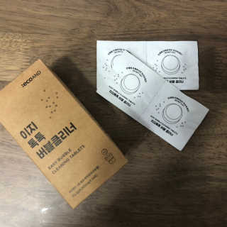 [에코앤드]이지톡톡 버블클리너 1종세척제 — 4점을 준 리뷰어가 2019년 6월 올린 사용 사진