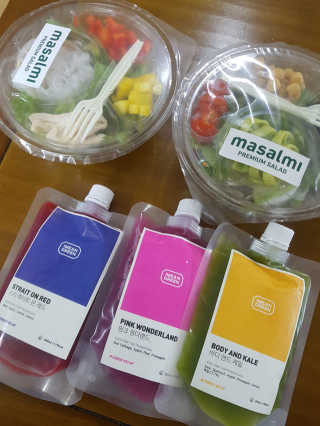 마샐미쿡 하루만에 끝내는 원데이 디톡스 패키지 — 4점을 준 리뷰어가 2018년 2월 올린 사용 사진