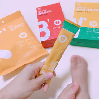 레인보우샵 올인원세탁세제,베이킹소다 스틱포6개입+세탁조클리너 — 5점을 준 리뷰어가 2018년 4월 올린 사용 사진