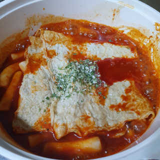 화곡미담 옛날 떡볶이 — 3점을 준 리뷰어가 2020년 2월 올린 사용 사진