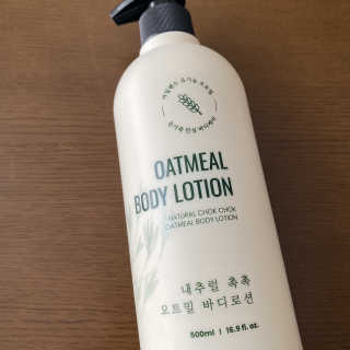 (주)에네스티 내추럴 촉촉  오트밀 바디로션 500ml — 5점을 준 리뷰어가 2020년 3월 올린 사용 사진