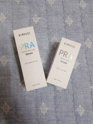 리메코스 PRA 비피다나이트앰플+PRA 오키드데일리케어세럼 — 5점을 준 리뷰어가 2019년 6월 올린 사용 사진