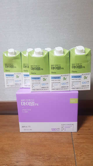 낫띵베럴 잘빠진 저지방 식사 마이밀Fit 말차 6팩 — 5점을 준 리뷰어가 2019년 7월 올린 사용 사진