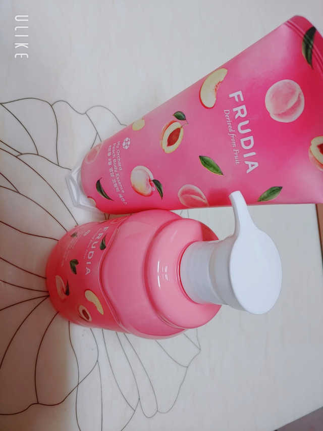 [후르디아] 복숭아 바디워시+바디에센스 세트 리뷰 사진