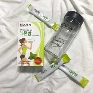 티젠 레몬밤 + 마이보틀 — 5점을 준 리뷰어가 2018년 7월 올린 사용 사진