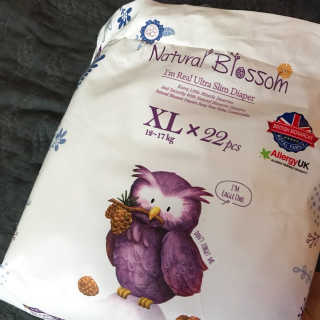 네추럴블라썸 NATURAL BLOSSOM 슈퍼 얇은 바지 기저귀 — 3점을 준 리뷰어가 2018년 12월 올린 사용 사진