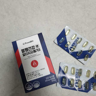 프롬바이오 혈액순환과 눈 건강을 동시에 혈행건강엔알티지오메3 — 3점을 준 리뷰어가 2019년 11월 올린 사용 사진