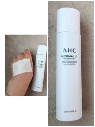 AHC 에이 에이치 씨 미니멀 10 워터리 에센스 — 3.5점을 준 리뷰어가 2018년 12월 올린 사용 사진