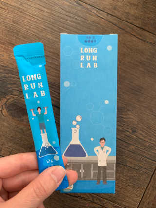 BAIO HEALTH LABS LONG RUN LAB 10개입 1박스 — 5점을 준 리뷰어가 2020년 1월 올린 사용 사진