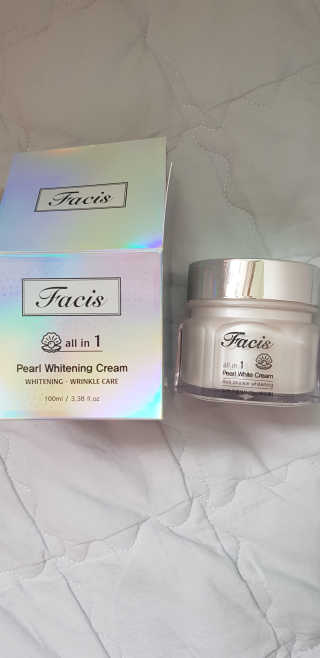 파시스 올인원 진주 화이트닝 크림 100ml — 5점을 준 리뷰어가 2019년 5월 올린 사용 사진