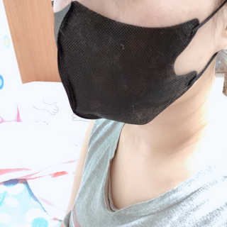 [블루캐롯] 힐링타임 가습마스크 1박스 — 4점을 준 리뷰어가 2019년 7월 올린 사용 사진