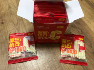 매드비타C 1000 — 3.5점을 준 리뷰어가 2019년 4월 올린 사용 사진