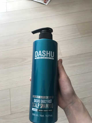 다슈코리아 다슈 데일리 패스트 한방 두피 샴푸 500ml — 5점을 준 리뷰어가 2020년 2월 올린 사용 사진