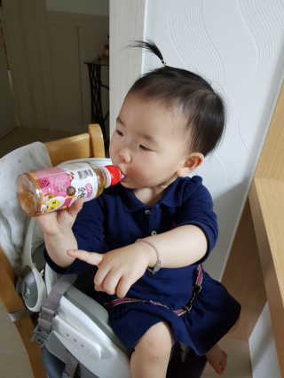 웅진식품 코코몽 어린이 순한결명자 200mL x 24페트 — 5점을 준 리뷰어가 2018년 4월 올린 사용 사진