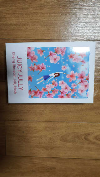 쥬시줄리 체리블라썸 젤리겔 마스크 — 4점을 준 리뷰어가 2020년 3월 올린 사용 사진