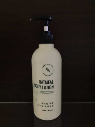 (주)에네스티 내추럴 촉촉  오트밀 바디로션 500ml — 4점을 준 리뷰어가 2019년 9월 올린 사용 사진