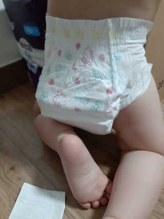 부드러운 헬로키티 기저귀 테이프형 — 5점을 준 리뷰어가 2020년 2월 올린 사용 사진