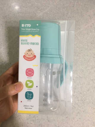 비비또 트라이탄 추빨대컵 — 3점을 준 리뷰어가 2019년 6월 올린 사용 사진