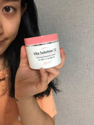 지고트 비타솔루션12 퍼밍 앰플 크림 100ml — 3점을 준 리뷰어가 2019년 7월 올린 사용 사진